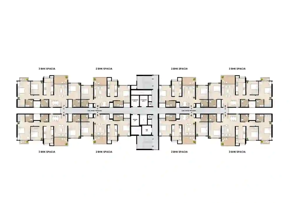 Typical floorplan